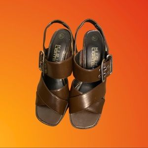 High lights leather straps Sandles/heels